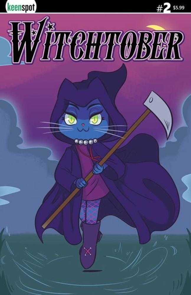 Witchtober #2 Cover A Renata Garcia Grim Reaper Kitty | Odin's Place
