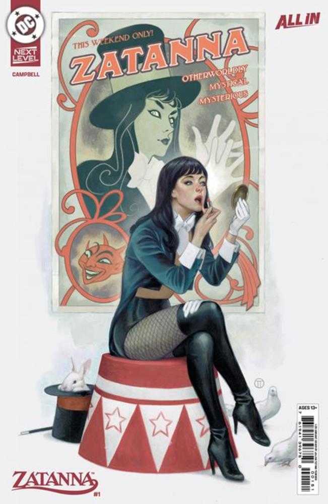 Zatanna (2026) #1 Cover G 1 in 25 Julian Totino Tedesco Card Stock Variant | Odin's Place