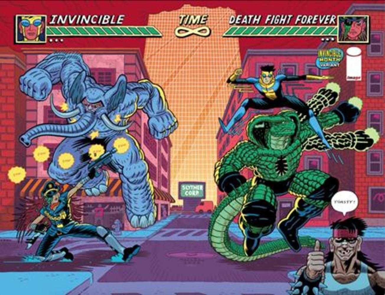 Death Fight Forever #2 (Of 5) Cover D Andrew Maclean Invincible Team Up Wraparound Variant (Mature) | Odin's Place