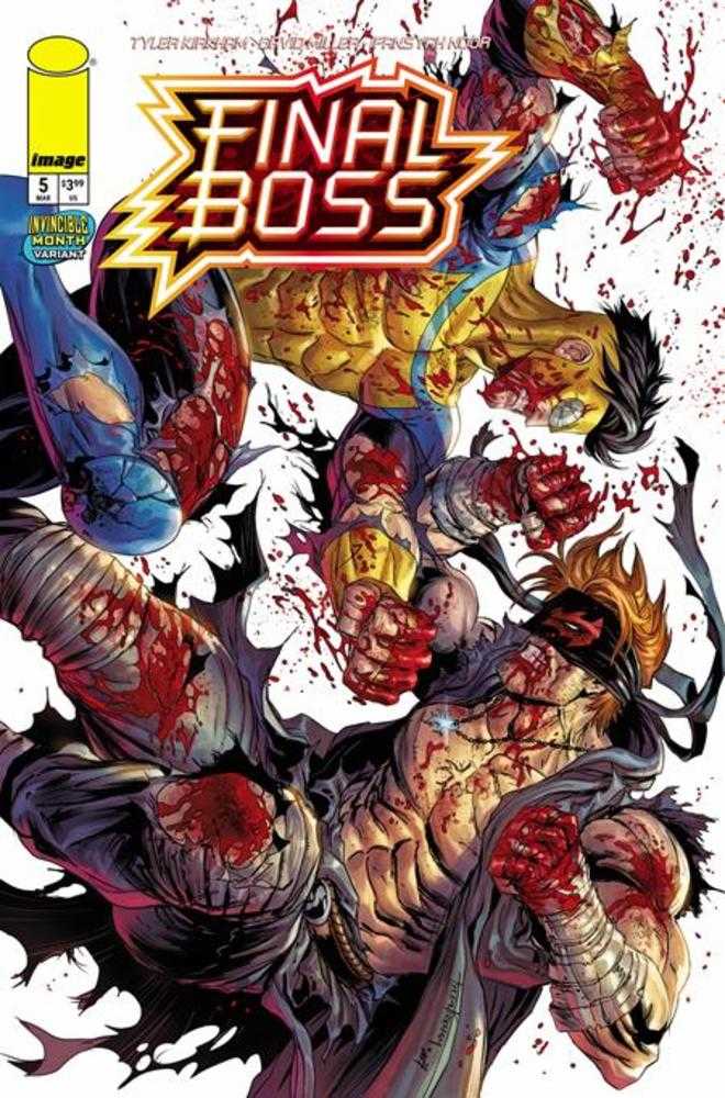 Final Boss #5 Cover G Tyler Kirkham Invincible Team Up Variant (Mature) | Odin's Place