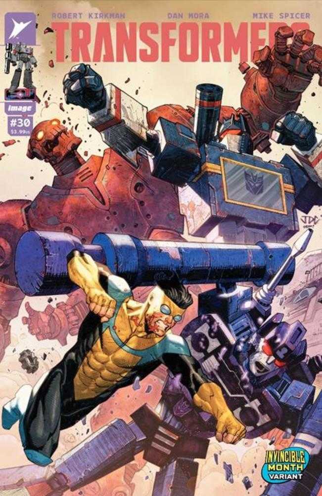 Transformers #30 Cover F Josh Cassara Invincible Team Up Variant | Odin's Place