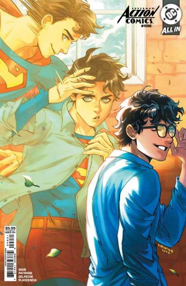 Action Comics #1098 Cover C Haining Card Stock Variant (The Reign Of The Superboys) | Odin's Place