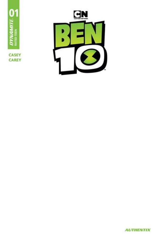 Ben 10 #1 Cover F Blank Authentix Variant | Odin's Place