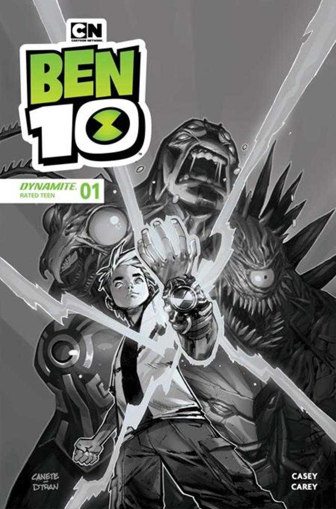 Ben 10 #1 Cover J 1 in 10 Eric Canete Line Art Variant | Odin's Place