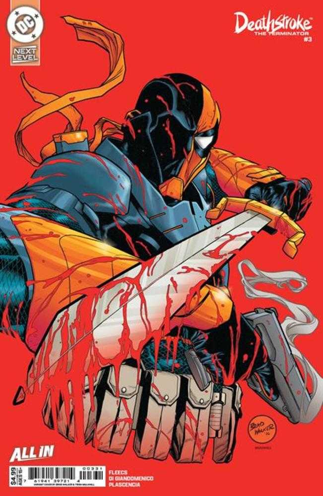 Deathstroke The Terminator #3 Cover C Brad Walker Card Stock Variant | Odin's Place