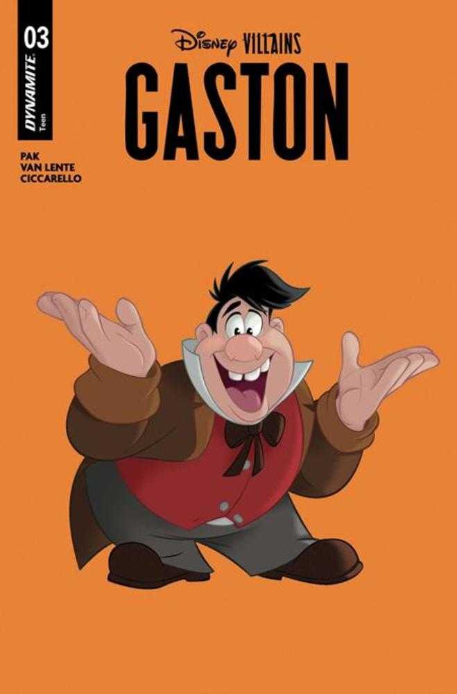 Disney Villains Gaston #3 Cover B Animation Art Variant | Odin's Place