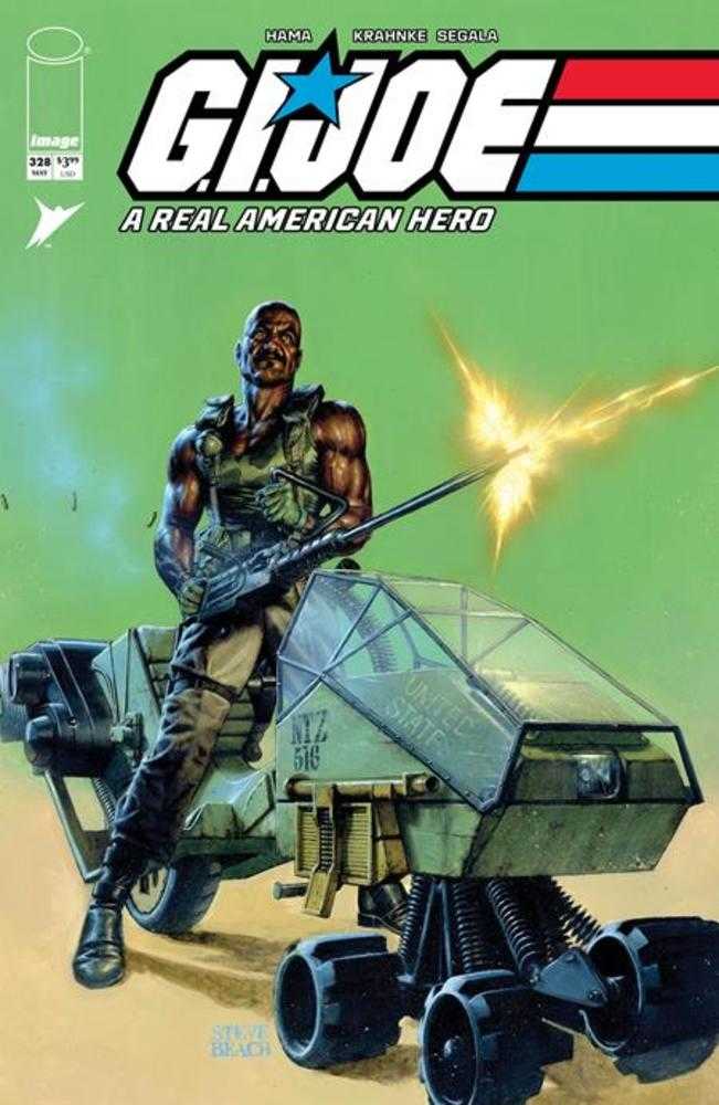 G.I. Joe A Real American Hero #328 Cover C 1 in 10 Steve Beach Gears Of Joe Variant | Odin's Place