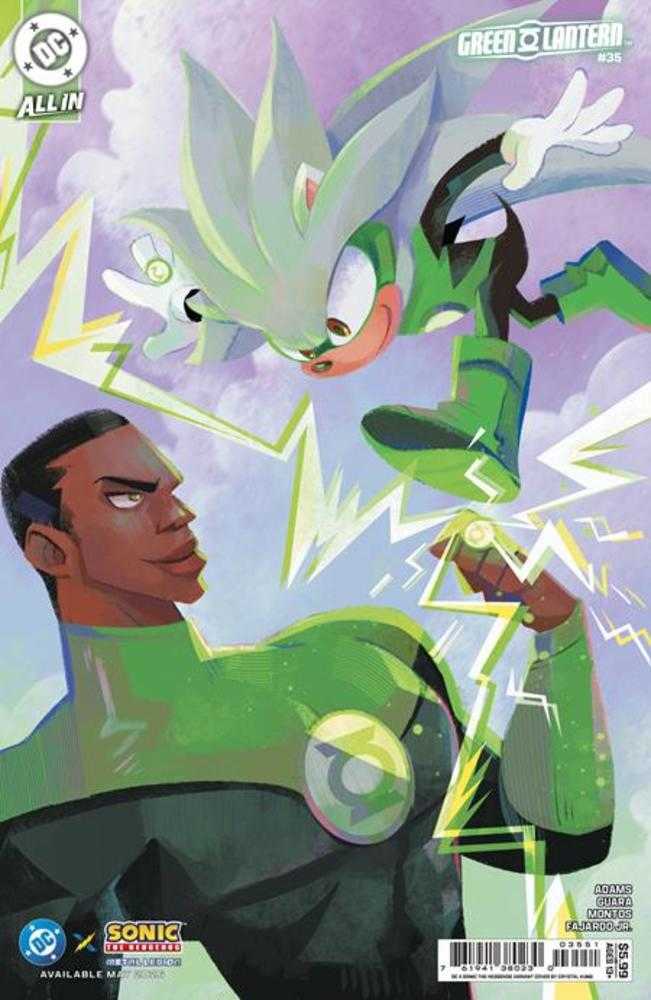 Green Lantern #35 Cover E Crystal Kung DC X Sonic Card Stock Variant | Odin's Place