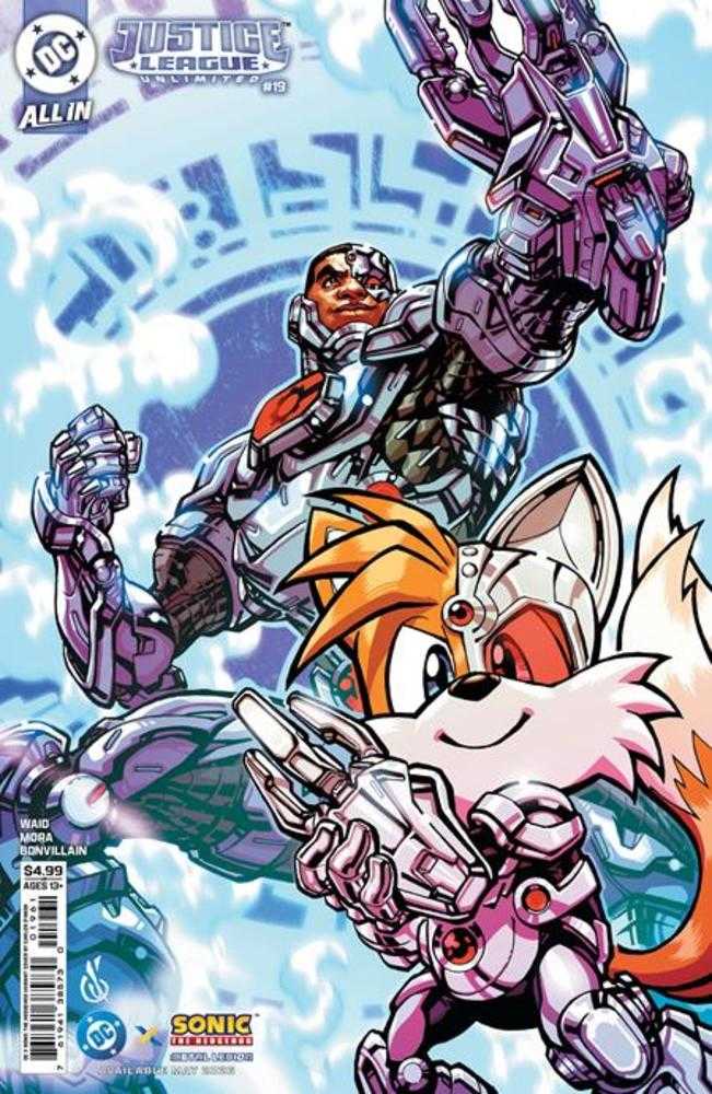 Justice League Unlimited #19 Cover F Carlos Danda DC X Sonic Card Stock Variant | Odin's Place
