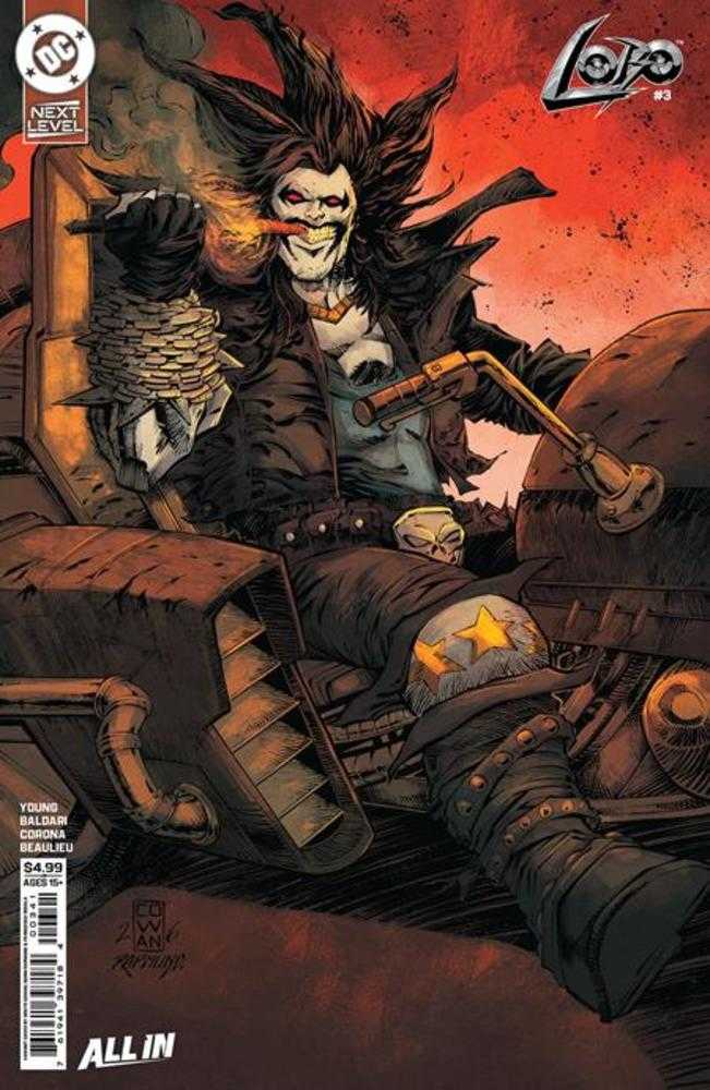 Lobo #3 Cover D Denys Cowan Card Stock Variant | Odin's Place