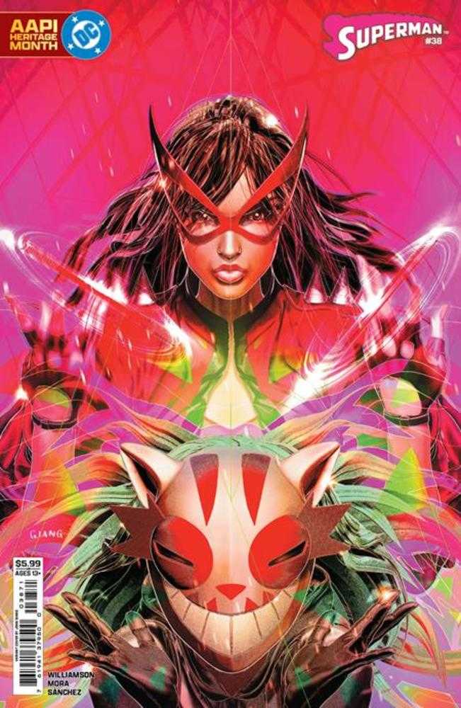 Superman #38 Cover G John Giang Aapi Heritage Month Card Stock Variant (The Reign Of The Superboys) | Odin's Place