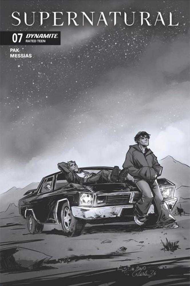 Supernatural #7 Cover G 1 in 10 David Cousens Line Art Variant | Odin's Place