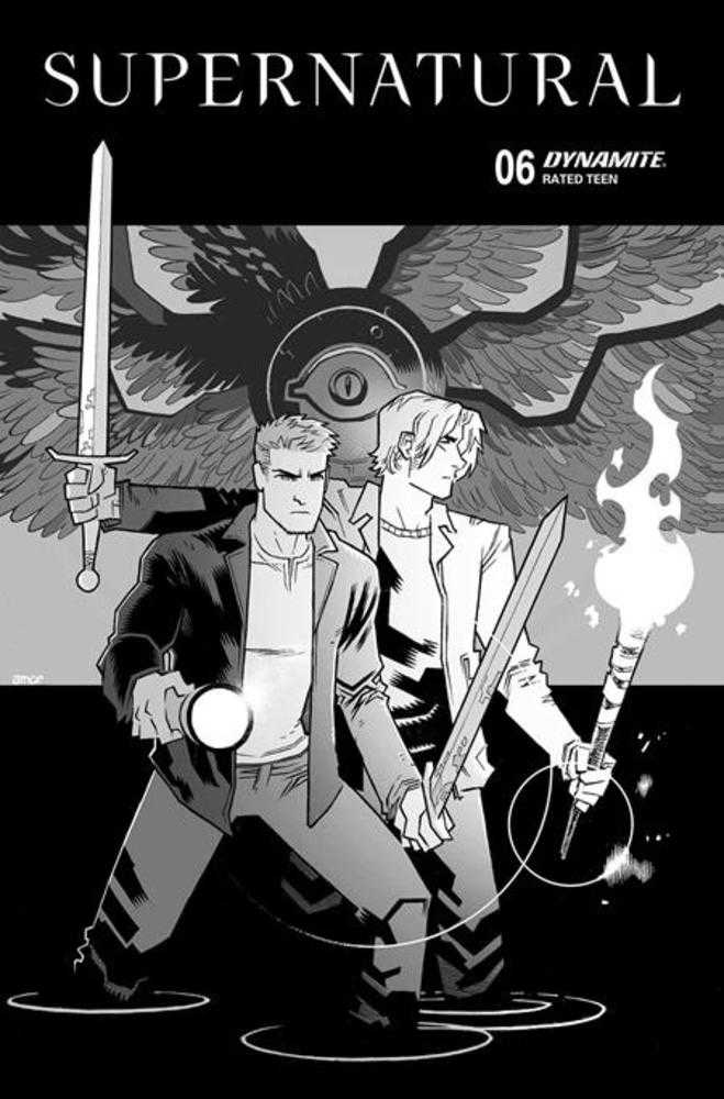 Supernatural #6 Cover K John Amor Line Art Variant | Odin's Place