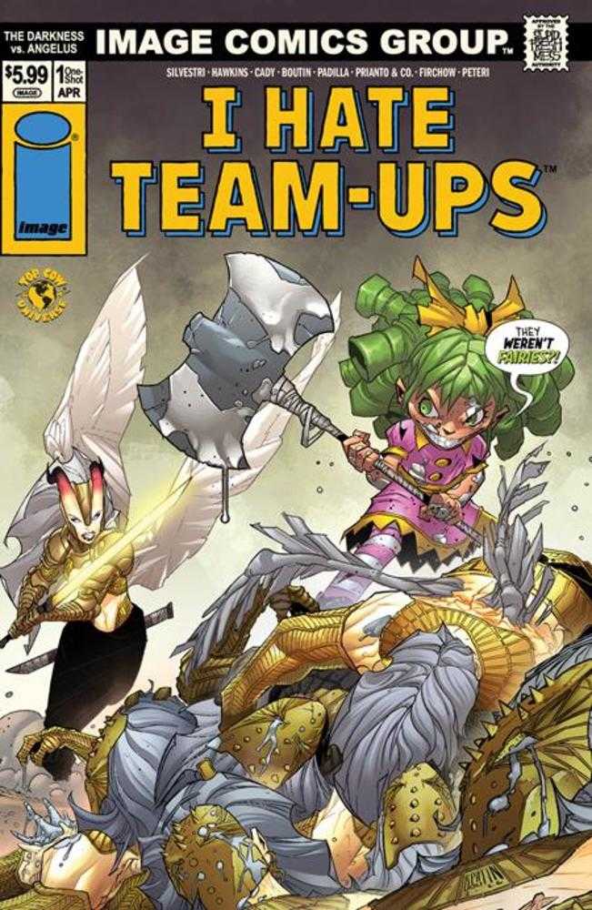 Darkness vs Angelus (One Shot) Cover F Pat Boutin I Hate Fairyland Team Up Variant | Odin's Place