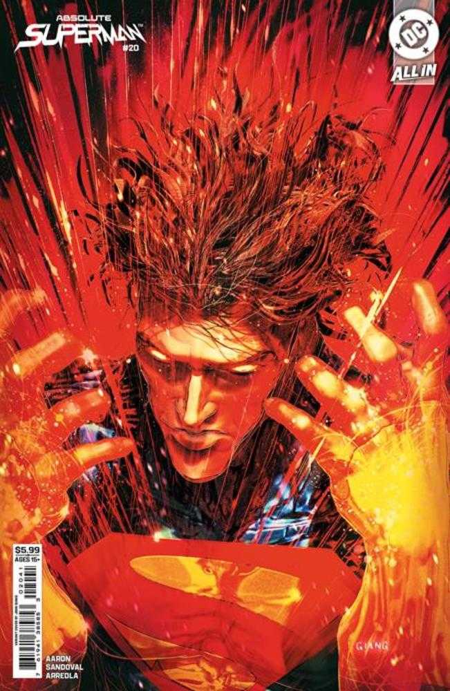 Absolute Superman #20 Cover D John Giang Card Stock Variant | Odin's Place