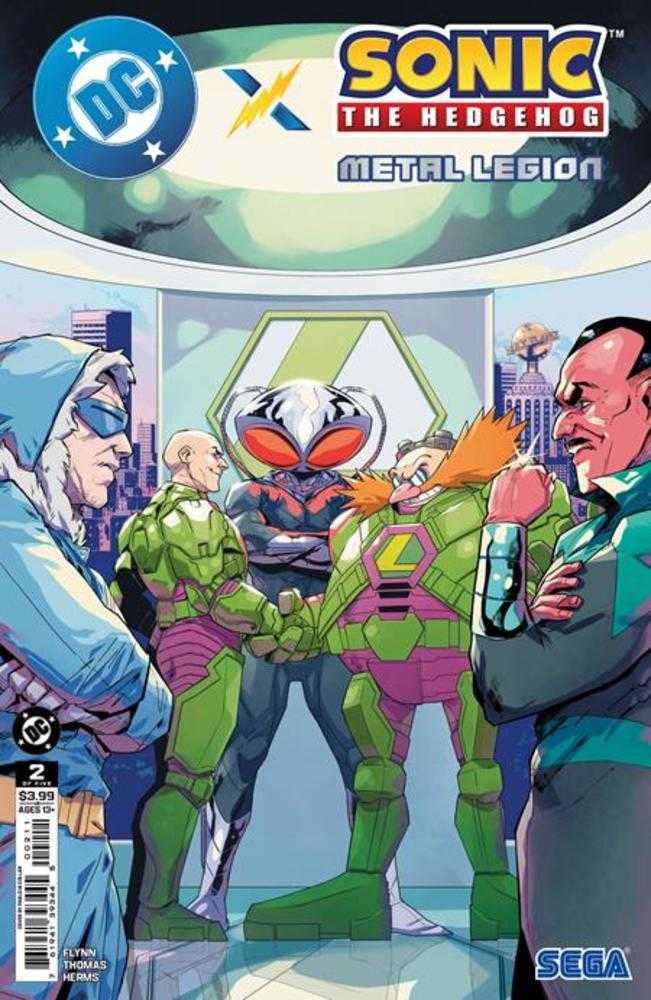 DC X Sonic The Hedgehog The Metal Legion #2 (Of 5) Cover A Pablo M Collar | Odin's Place