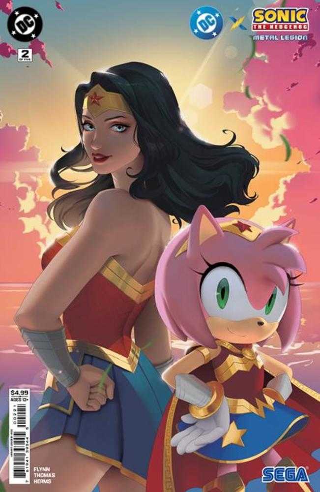 DC X Sonic The Hedgehog The Metal Legion #2 (Of 5) Cover B R1 C0 Card Stock Variant | Odin's Place