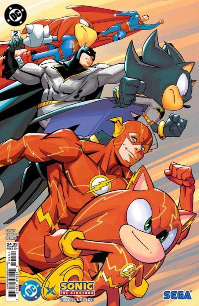 DC X Sonic The Hedgehog The Metal Legion #2 (Of 5) Cover C Daniele Di Nicuolo Card Stock Variant | Odin's Place