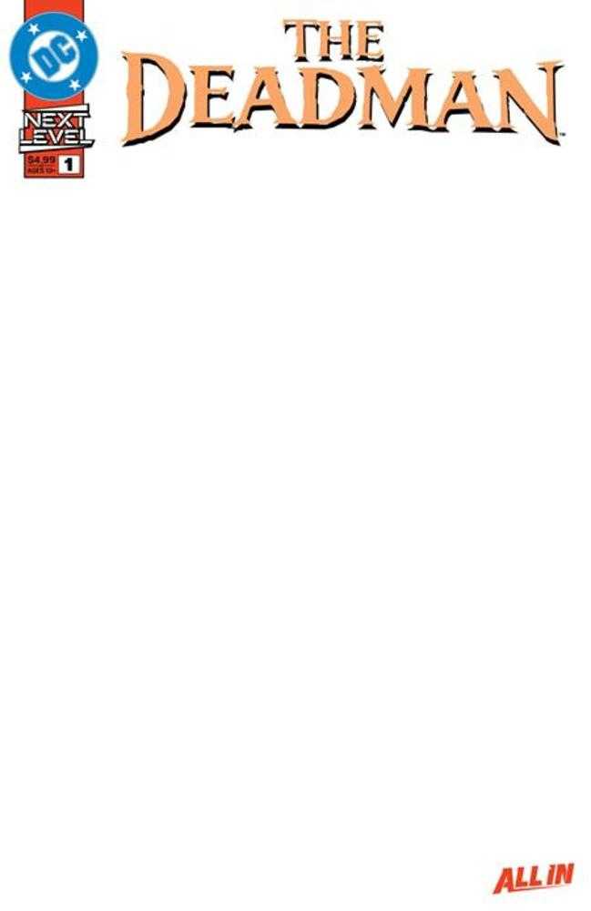 Deadman #1 (Of 6) Cover F Blank Card Stock Variant | Odin's Place