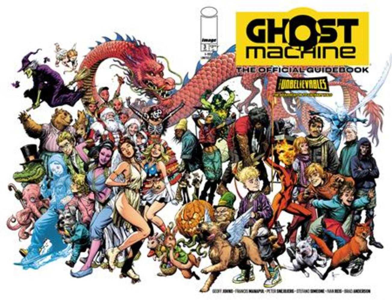 Ghost Machine The Official Guidebook #3 (Of 5) Cover A Gary Frank & Brad Anderson Wraparound | Odin's Place