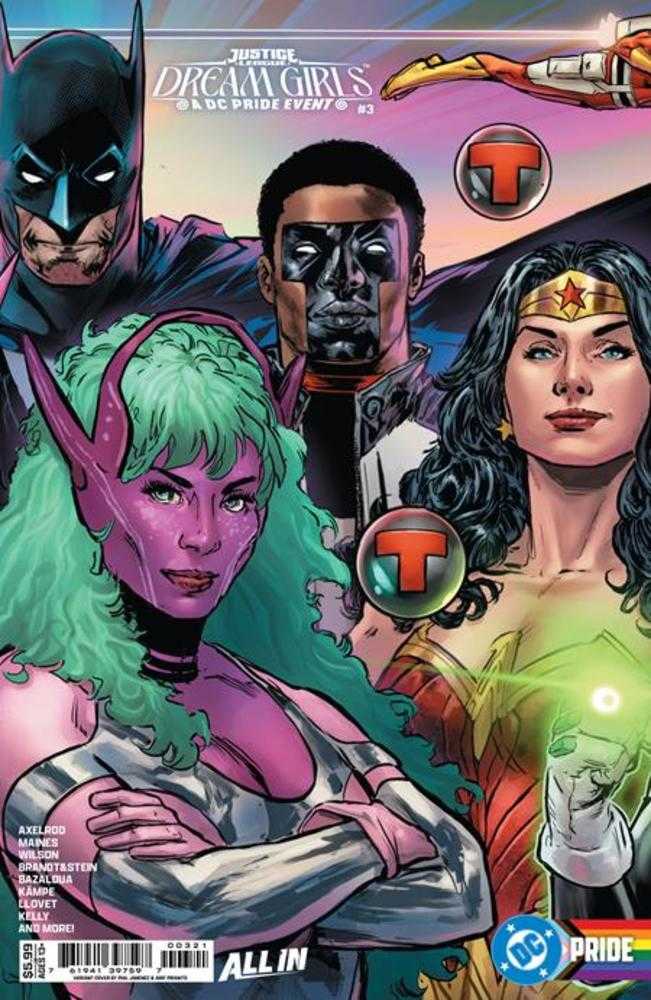 Justice League Dream Girls A DC Pride Event #3 (Of 4) Cover B Phil Jimenez Connecting Card Stock Variant | Odin's Place