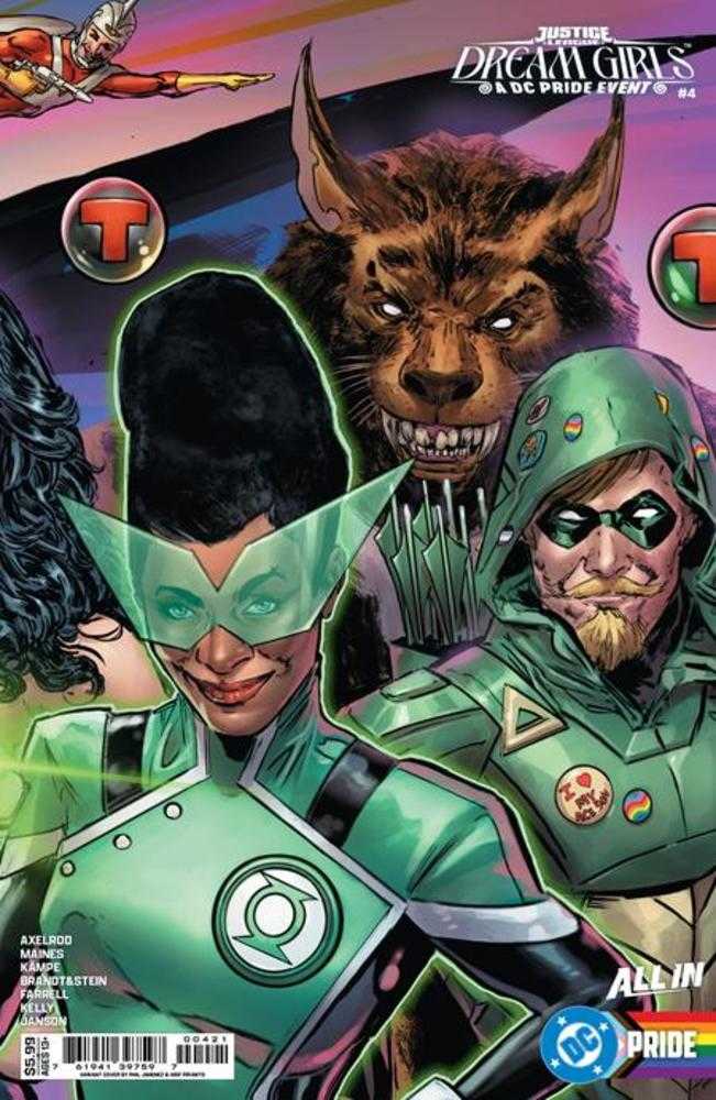 Justice League Dream Girls A DC Pride Event #4 (Of 4) Cover B Phil Jimenez Connecting Card Stock Variant | Odin's Place