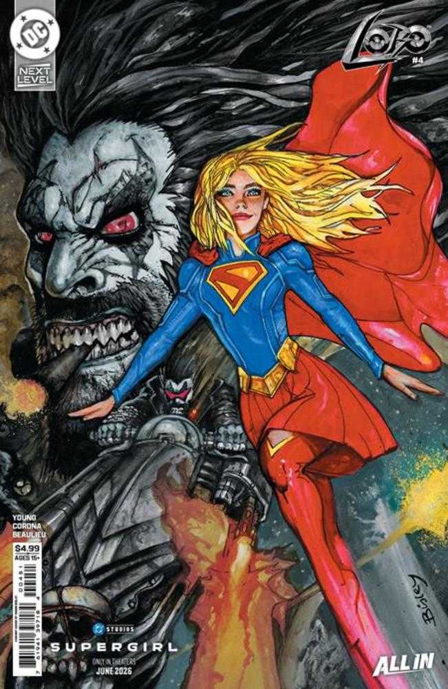 Lobo #4 Cover E Simon Bisley Supergirl Movie Card Stock Variant | Odin's Place