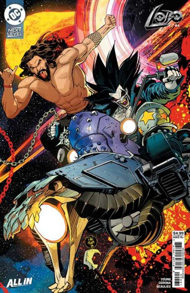 Lobo #4 Cover F Dan Mora Jason Momoa Cameo Card Stock Variant | Odin's Place