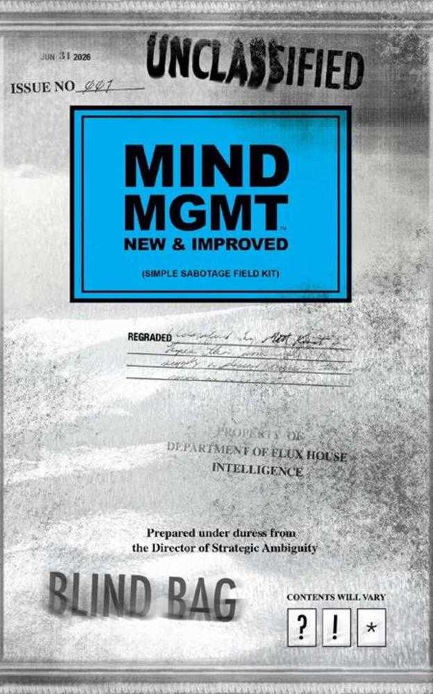 Mind Mgmt New & Improved #1 Cover C Blind Bag Variant | Odin's Place