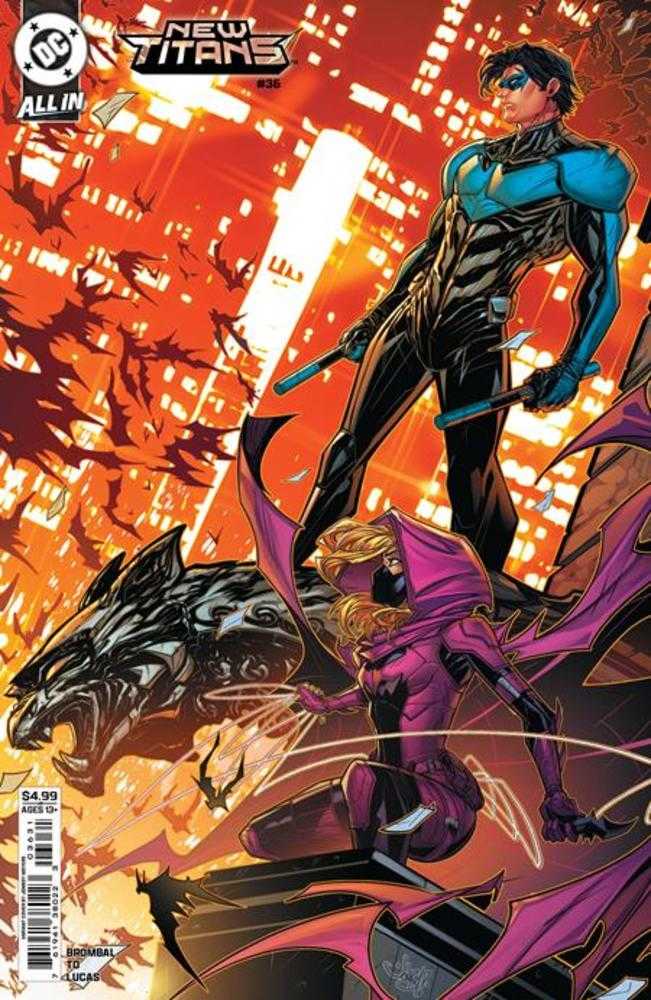 New Titans #36 Cover C Jonboy Meyers Card Stock Variant | Odin's Place