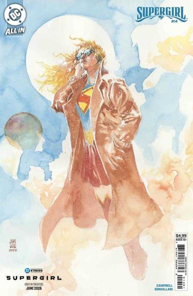 Supergirl #14 Cover E Jim Lee Supergirl Movie Card Stock Variant (The Reign Of The Superboys) | Odin's Place