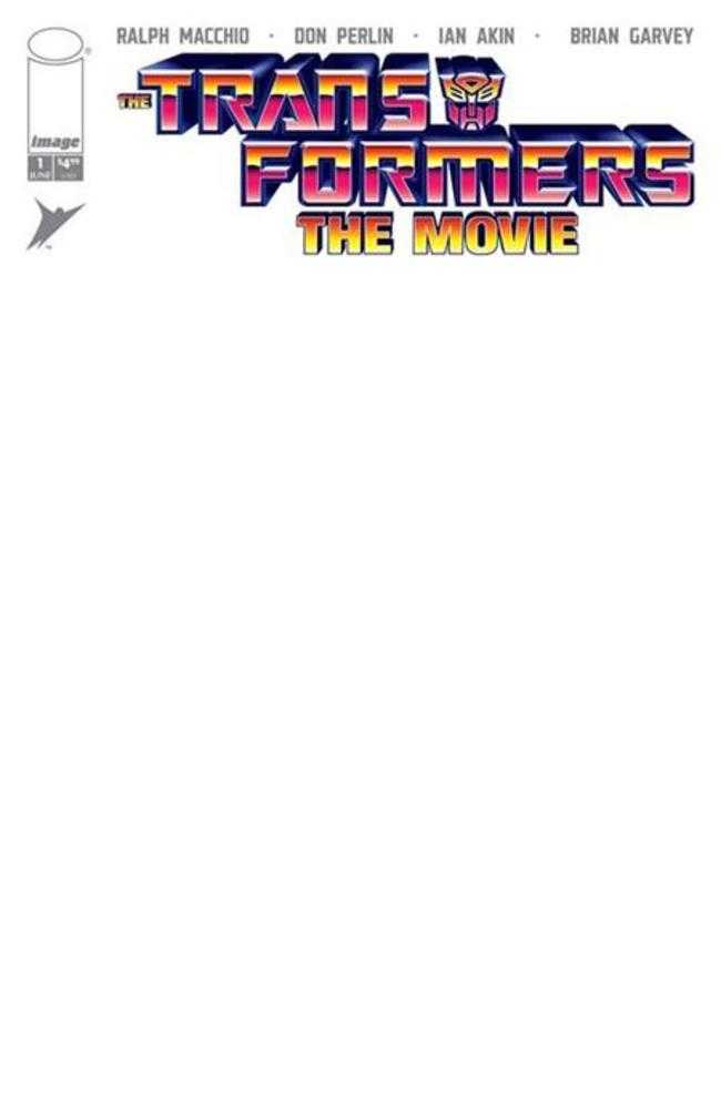 Transformers The Movie 40 Th Anniversary Edition #1 (Of 3) Cover D Blank Sketch Variant | Odin's Place