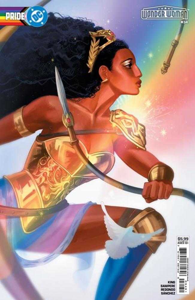 Wonder Woman #34 Cover E Fatima Wajid DC Pride Card Stock Variant | Odin's Place
