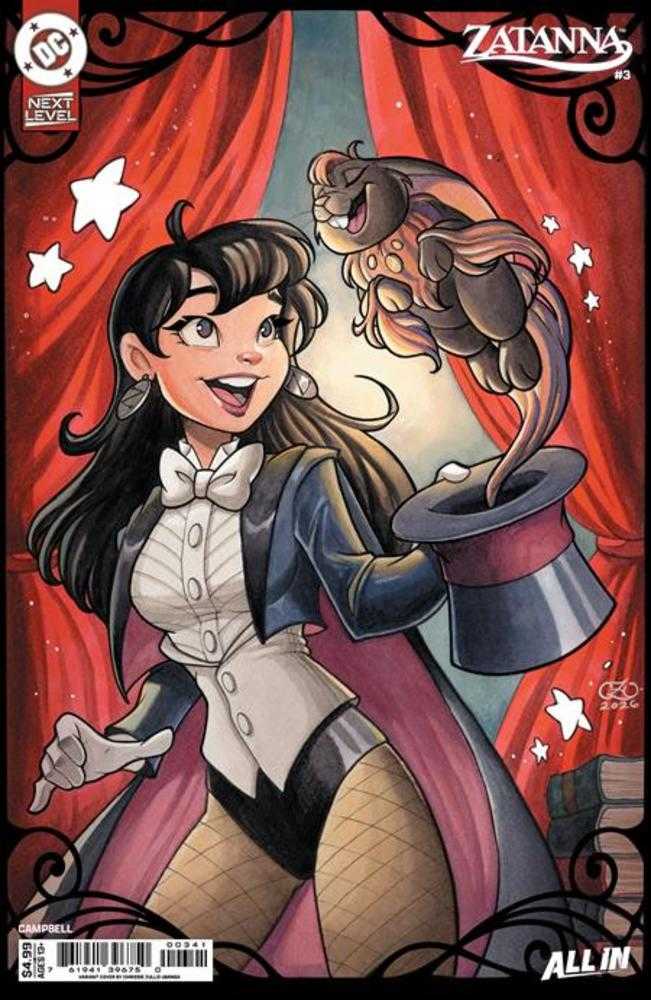 Zatanna (2026) #3 Cover D Chrissie Zullo Uminga Card Stock Variant | Odin's Place