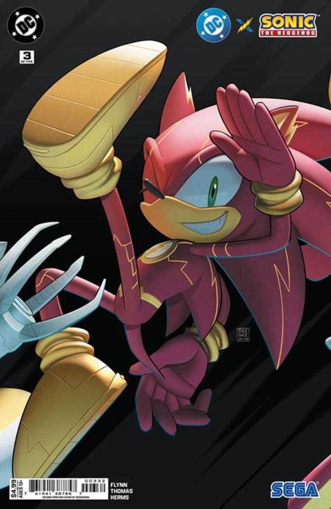 DC X Sonic The Hedgehog #3 (Of 5) 2nd Print Deegeemin Connecting | Odin's Place