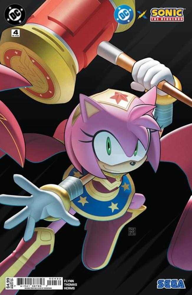 DC X Sonic The Hedgehog #4 (Of 5) 2nd Print Deegeemin Connecting | Odin's Place