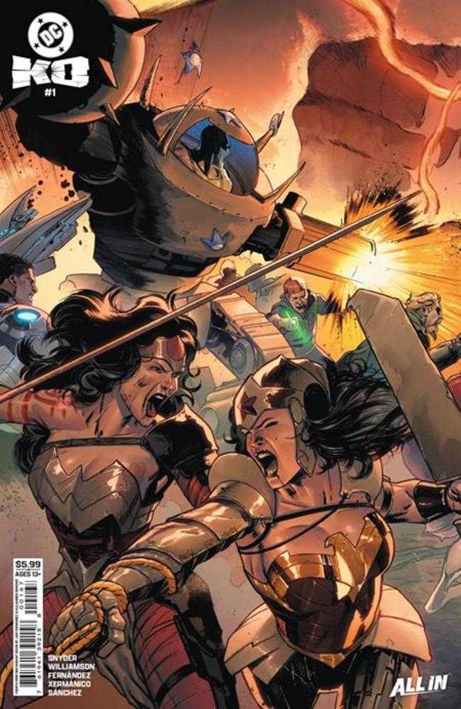 DC K.O. #1 (Of 5) 4th Print Cover B Javi Fernandez Connecting Card Stock Variant | Odin's Place