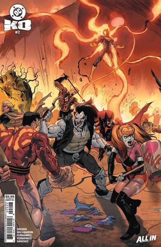 DC K.O. #2 (Of 5) 2nd Print Cover B Javi Fernandez Connecting Card Stock Variant | Odin's Place