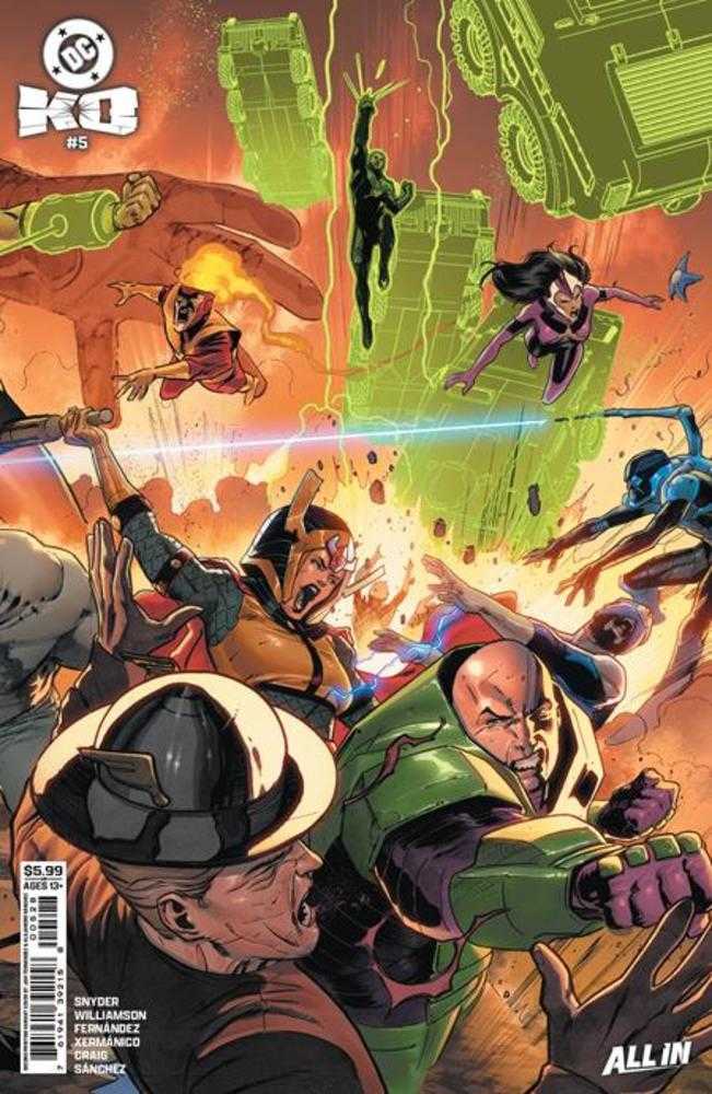 DC K.O. #5 (Of 5) 2nd Print Cover B Javier Fernandez Connecting Card Stock Variant | Odin's Place