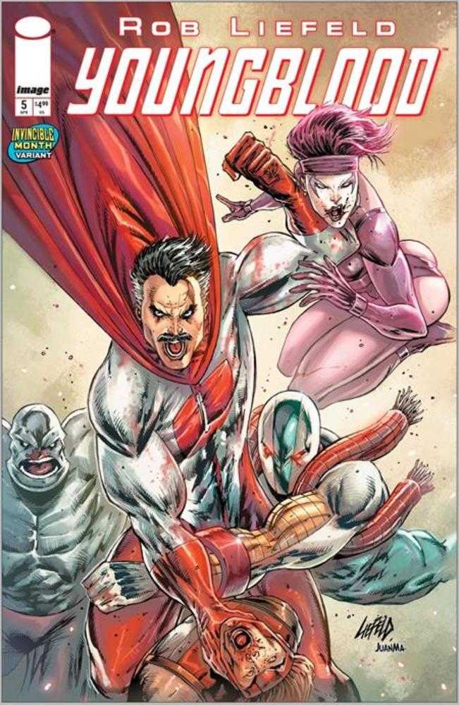 Youngblood #5 Cover G Rob Liefeld Invincible Team Up Variant (Mature) | Odin's Place