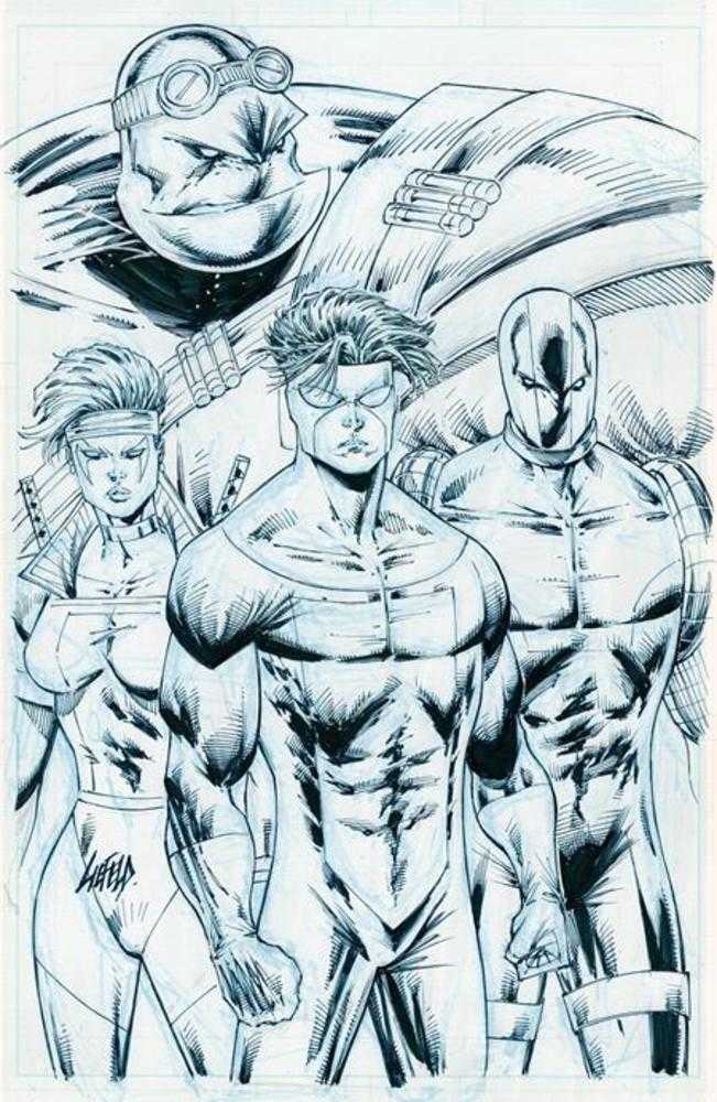 Youngblood #5 Cover H Rob Liefeld Invincible Team Up Black & White Variant (Mature) | Odin's Place