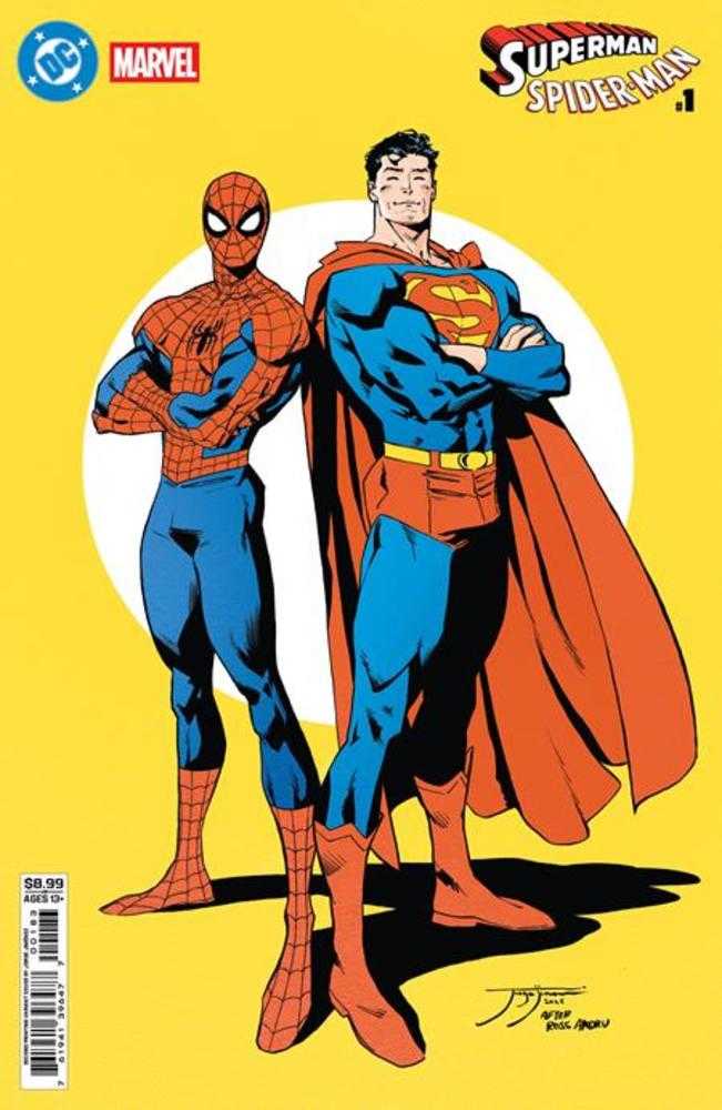 DC Marvel Superman Spider-Man #1 (One Shot) 2nd Print Cover B Jorge Jimenez Card Stock Variant | Odin's Place