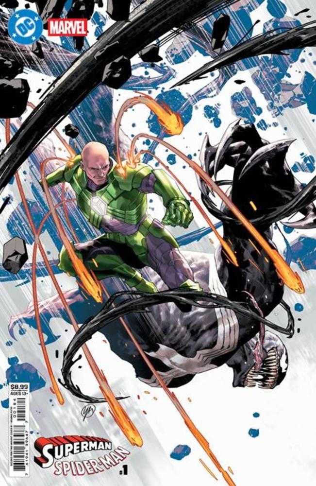 DC Marvel Superman Spider-Man #1 (One Shot) 2nd Print Cover C Yasmine Putri Card Stock Variant | Odin's Place