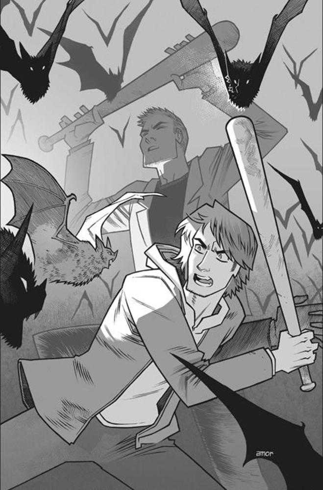 Supernatural #8 Cover K Inc 1:5 John Amor Line Art Full Art Variant | Odin's Place