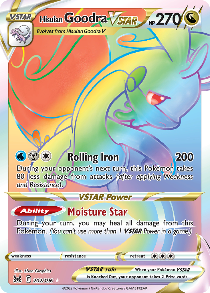 Hisuian Goodra VSTAR (136/196) [Prize Pack Series Three] | Odin's Place