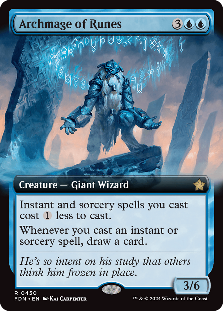 Archmage of Runes (Extended Art) [Foundations] | Dragon's Lair Comics and Fantasy Houston TX