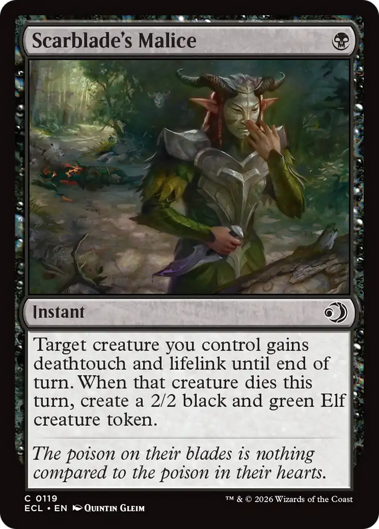 Scarblade's Malice [Lorwyn Eclipsed] | Odin's Place