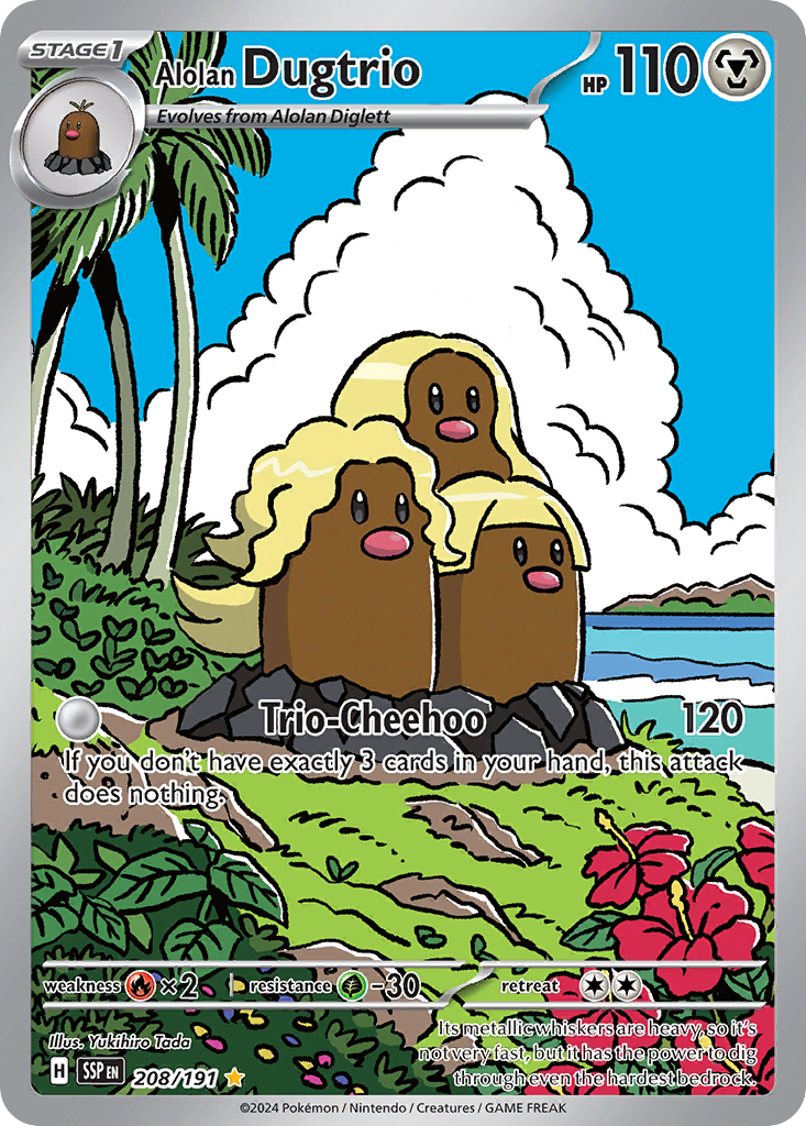 Alolan Dugtrio (208/191) [Scarlet & Violet: Surging Sparks] | Odin's Place