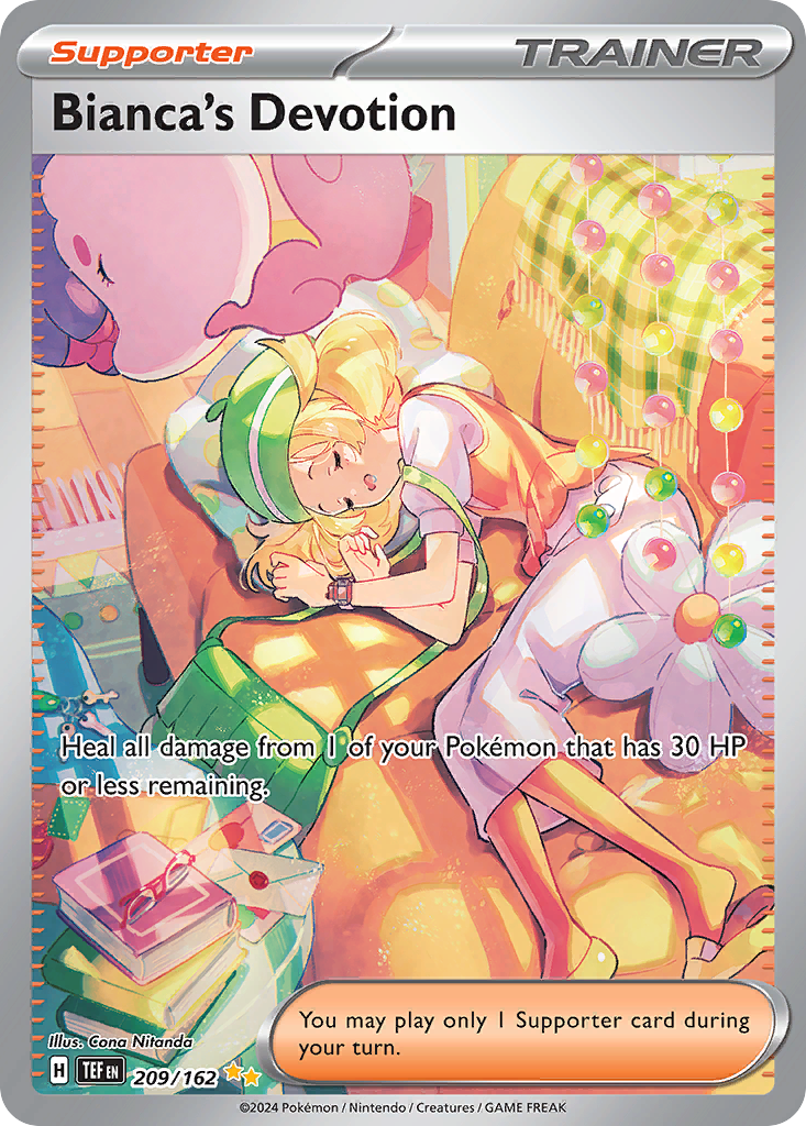 Bianca's Devotion (197/162) [Scarlet & Violet: Temporal Forces] | Odin's Place