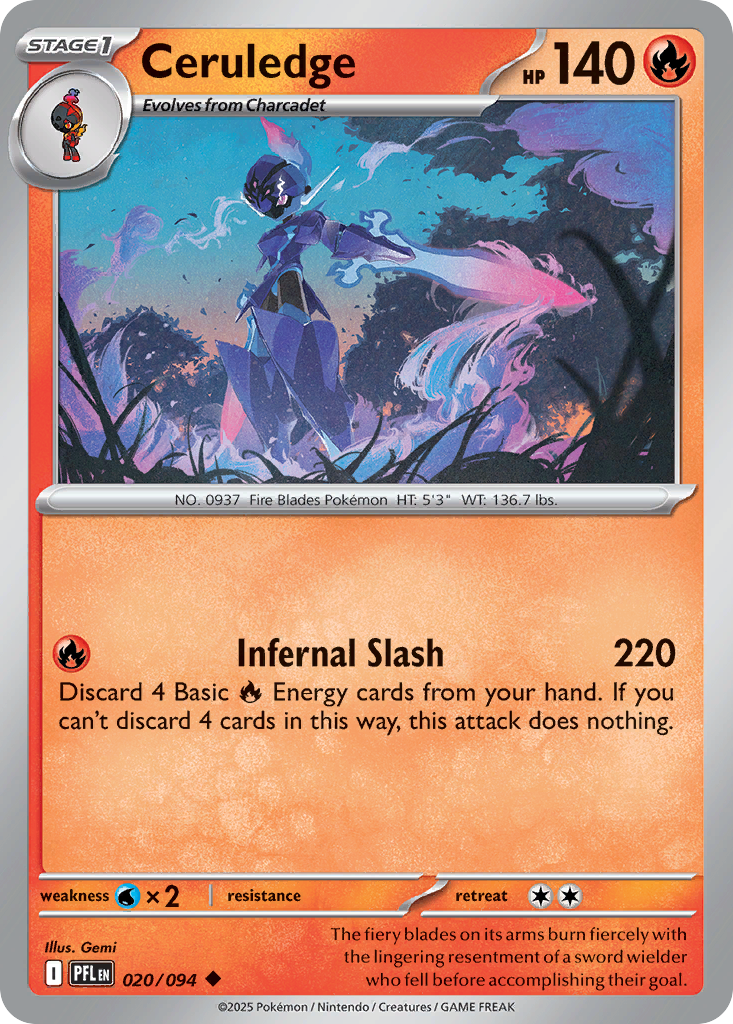Ceruledge (197/191) [Scarlet & Violet: Surging Sparks] | Odin's Place